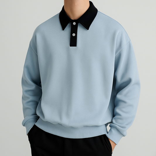 CHARLES COLLAR SWEATER