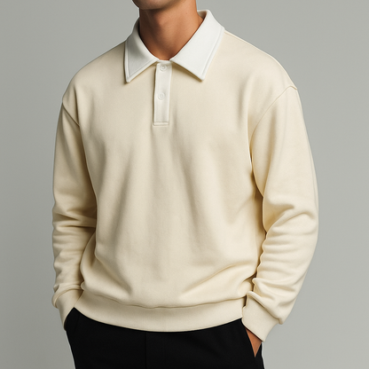 CHARLES COLLAR SWEATER