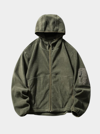 BearBoard - Unisex Warme Fleece Kapuzenjacke