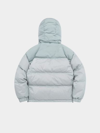 BluffPeak - Unisex Abnehmbare Kapuze Wasserabweisende Entendaunenjacke