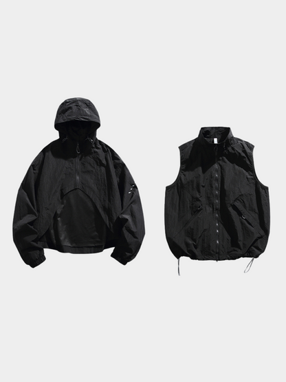 CanyonPath - Unisex Wasserdichte Abnehmbare Weste Jacke