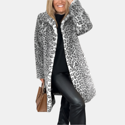 Zara Leopardmuster Mantel – Schick & Trendy