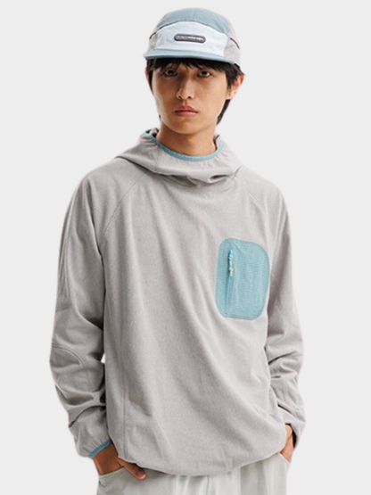 Crag - Unisex Feuchtigkeitsableitender Hoher Kragen Hoodie Basisschicht