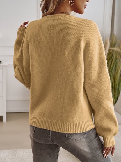 Schnürung Schleife Hohe Pullover