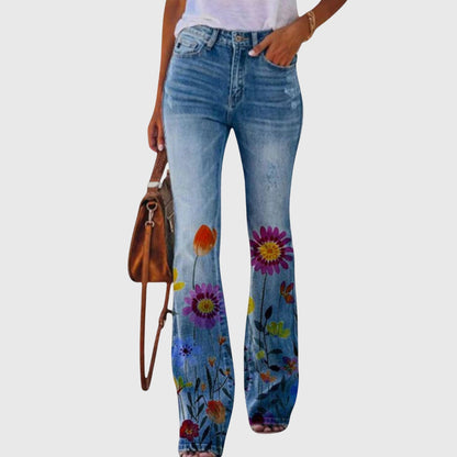 Hosen mit Blumen