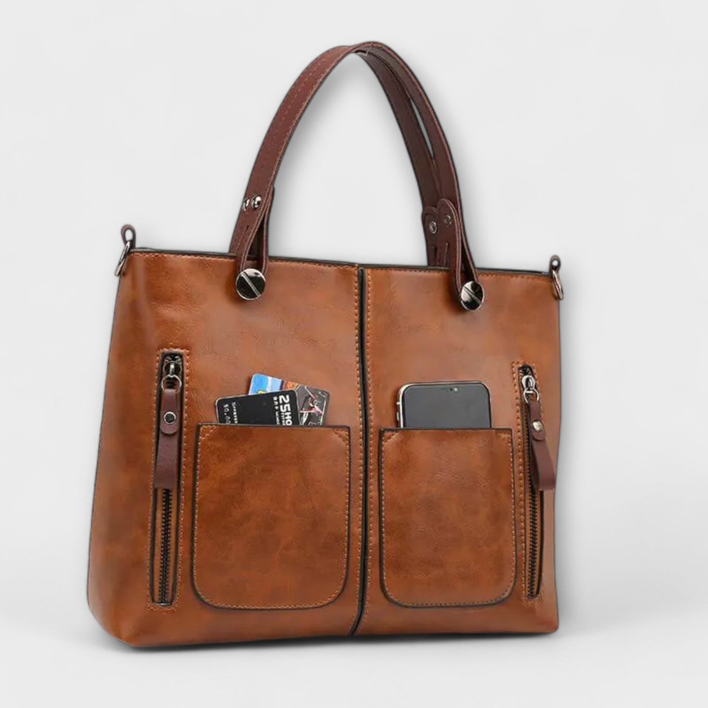Lora - Elegante Lederhandtasche