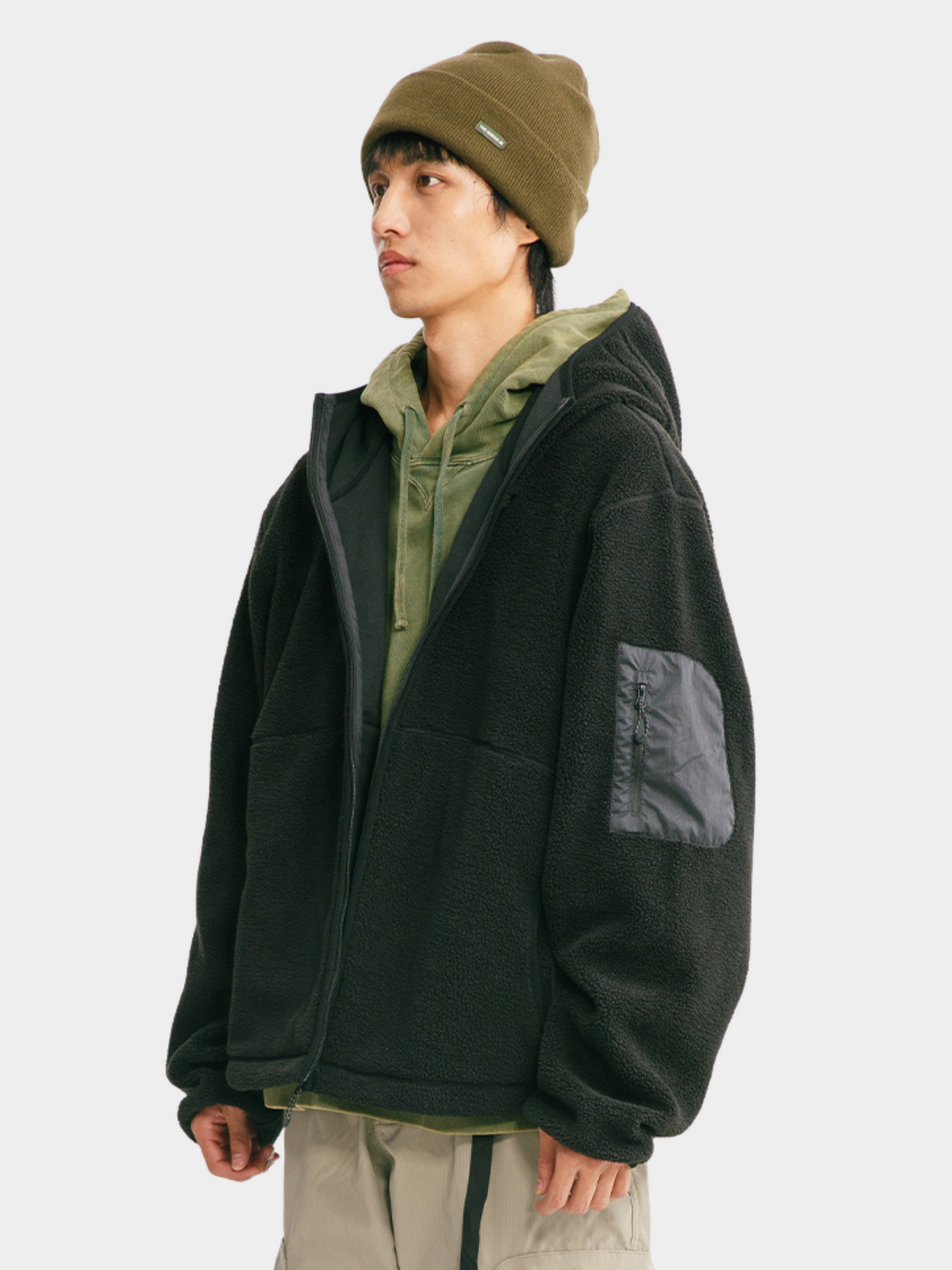 BearBoard - Unisex Warme Fleece Kapuzenjacke