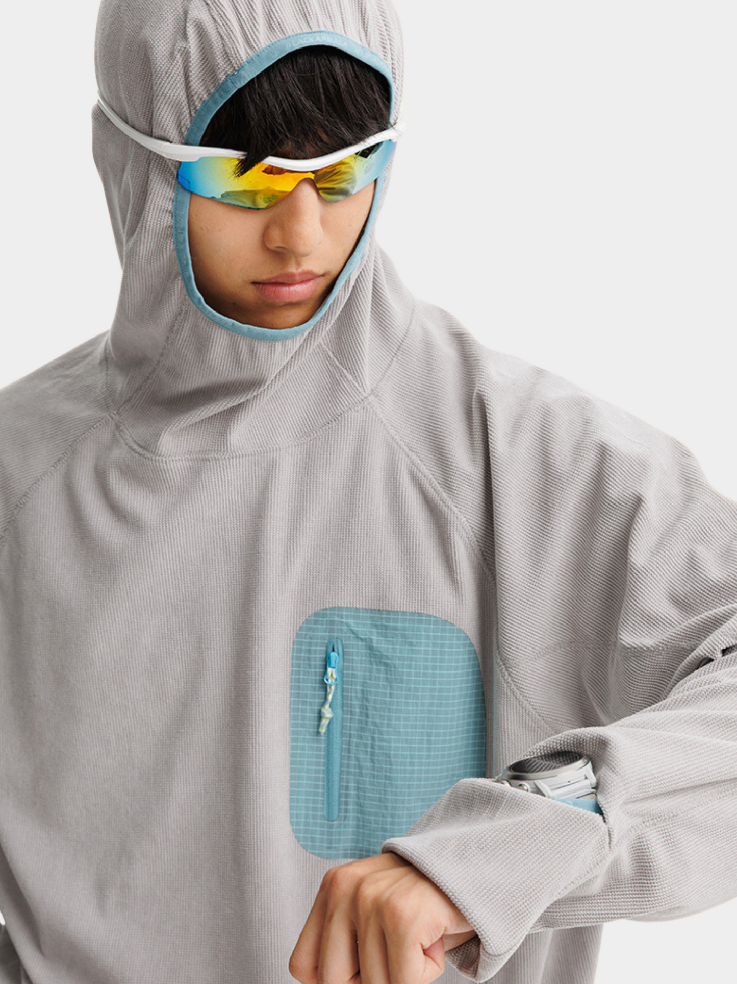 Crag - Unisex Feuchtigkeitsableitender Hoher Kragen Hoodie Basisschicht