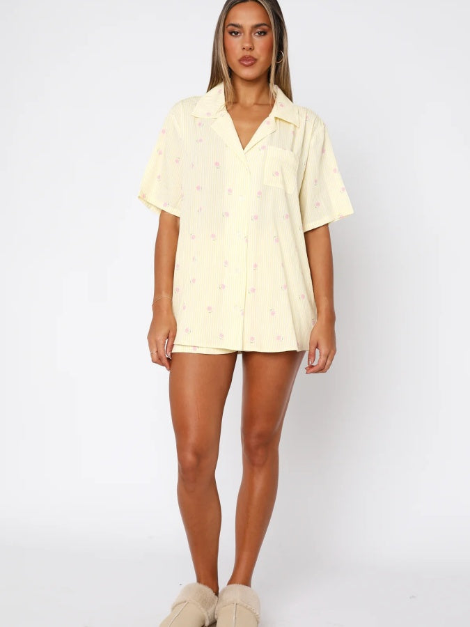 Liber Spring Damen Taschenliebe Schlafanzug