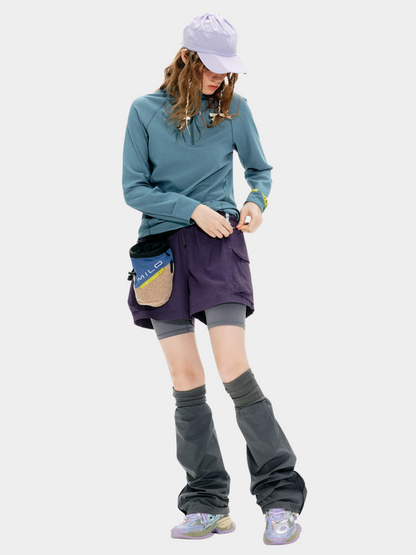 Caveflare - Damen UPF50+ Stehkragen Langarm Sweatshirt