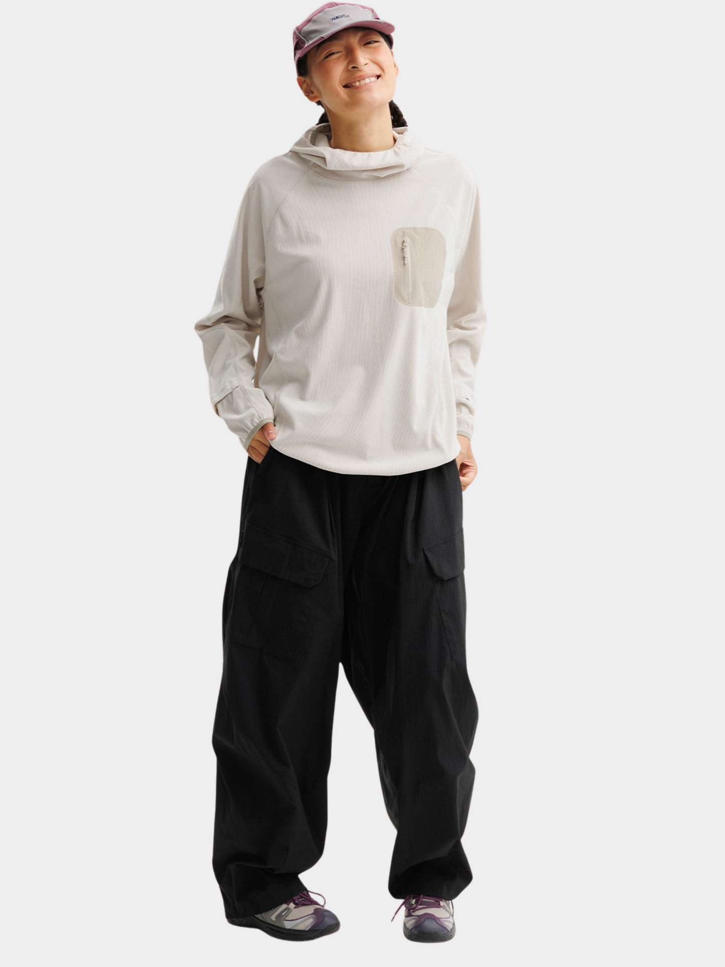 Crag - Unisex Feuchtigkeitsableitender Hoher Kragen Hoodie Basisschicht