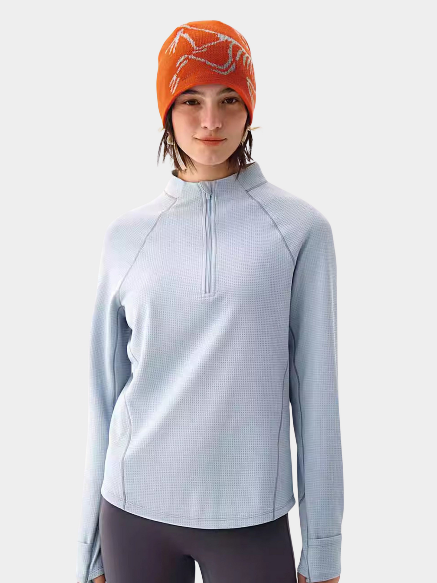 Caveflare - Damen UPF50+ Stehkragen Langarm Sweatshirt