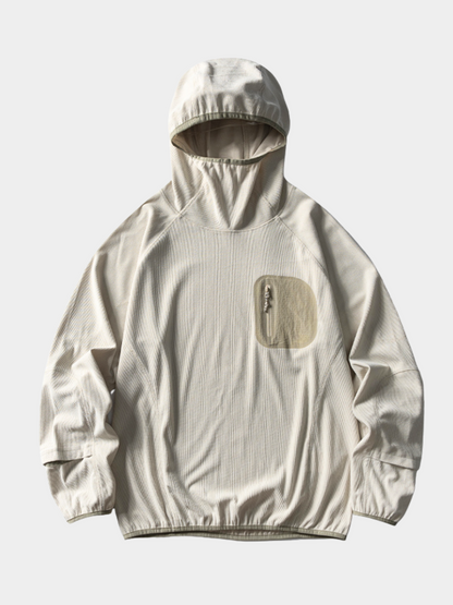 Crag - Unisex Feuchtigkeitsableitender Hoher Kragen Hoodie Basisschicht