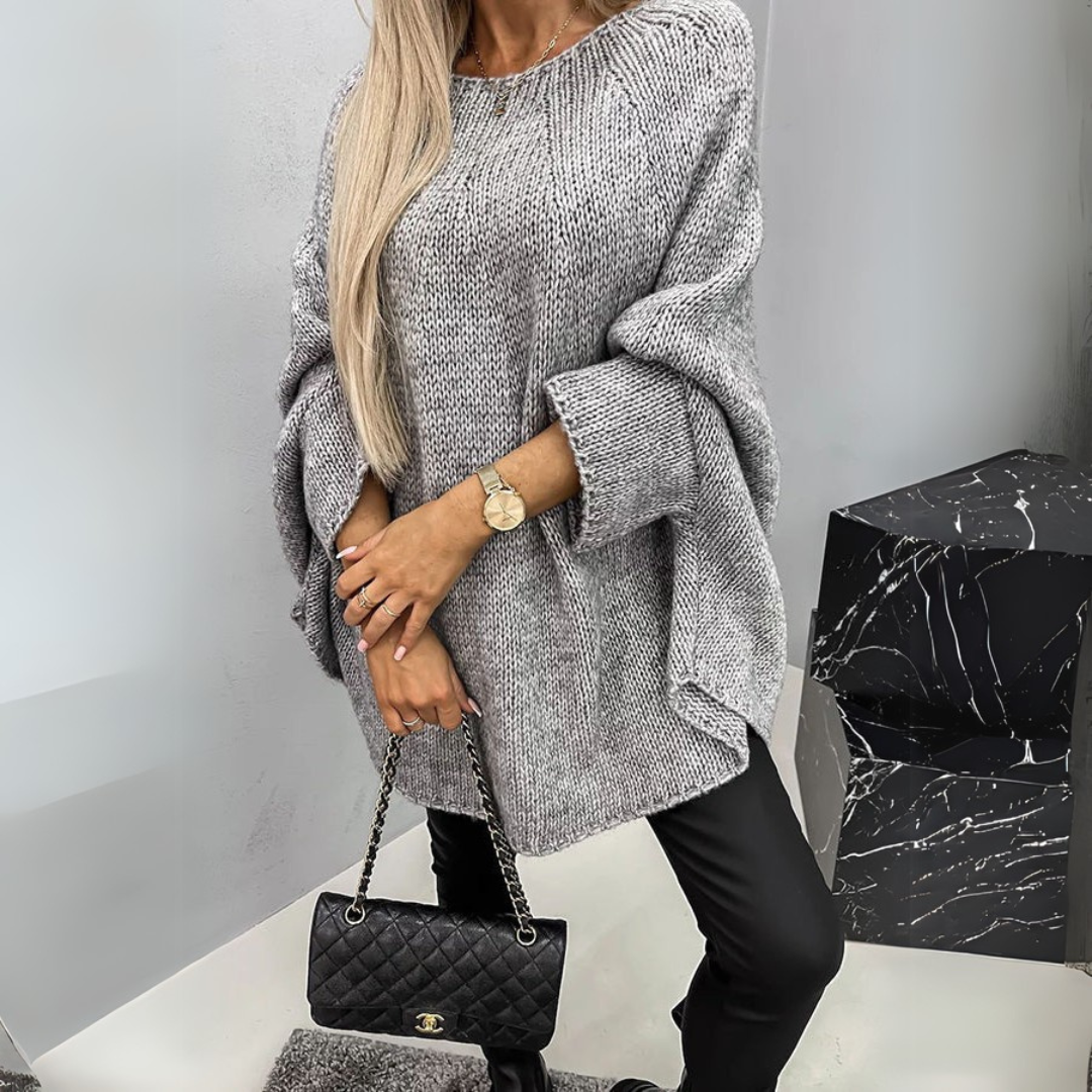 Letizia™ | Eleganter, gedrehter Strickpullover