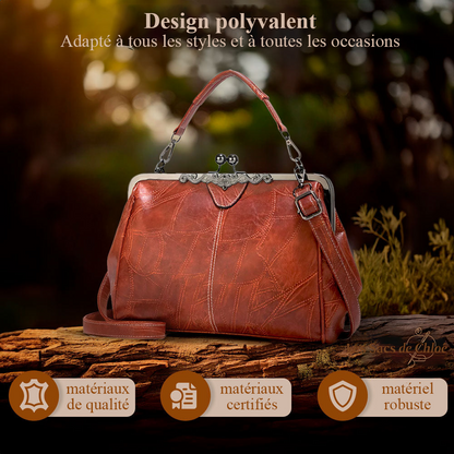 Johanna™ | Klassische Charme Leder Schultertasche
