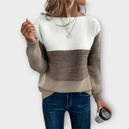 Sophie | Gemütlicher Patchwork-Pullover
