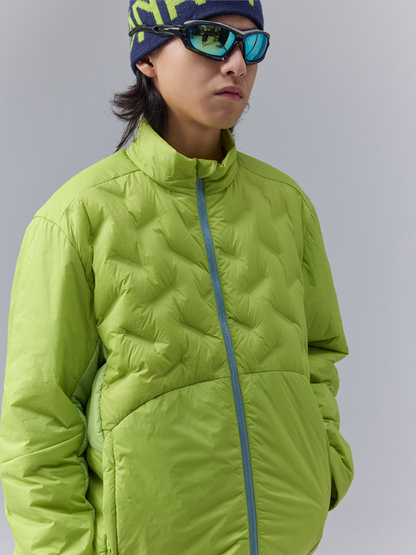 DryBench - Gesplitteter Kragen Outdoor Daunenjacke