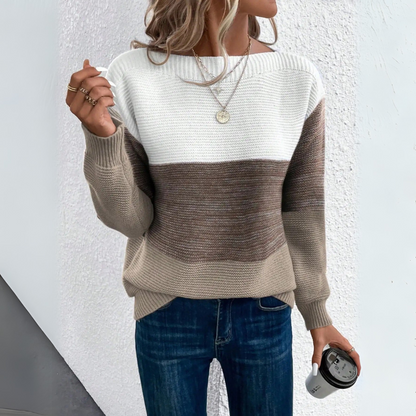 Raffaella™ | Eleganter Patchwork-Pullover