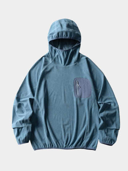 Crag - Unisex Feuchtigkeitsableitender Hoher Kragen Hoodie Basisschicht