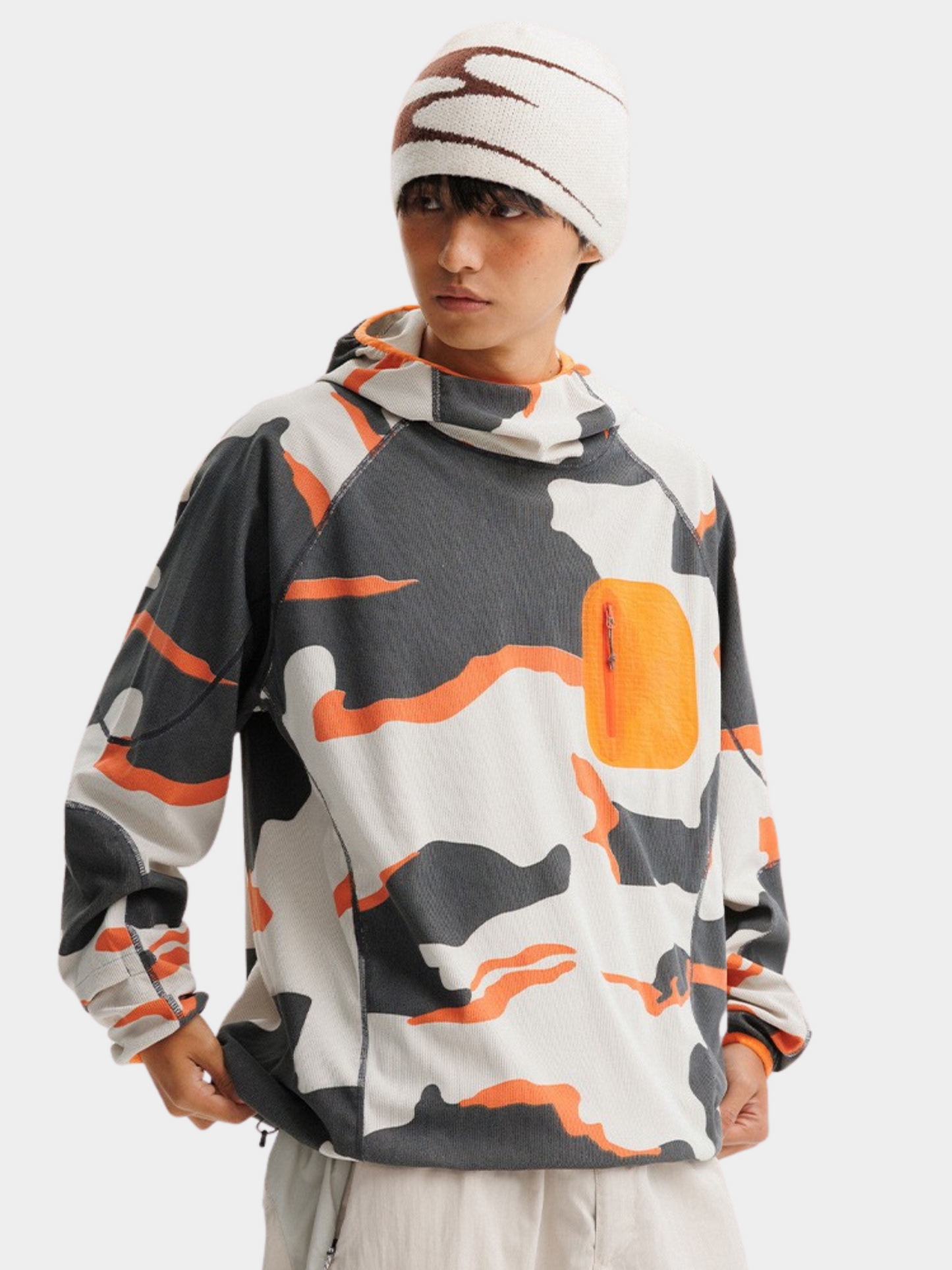 Crag - Unisex Feuchtigkeitsableitender Hoher Kragen Hoodie Basisschicht