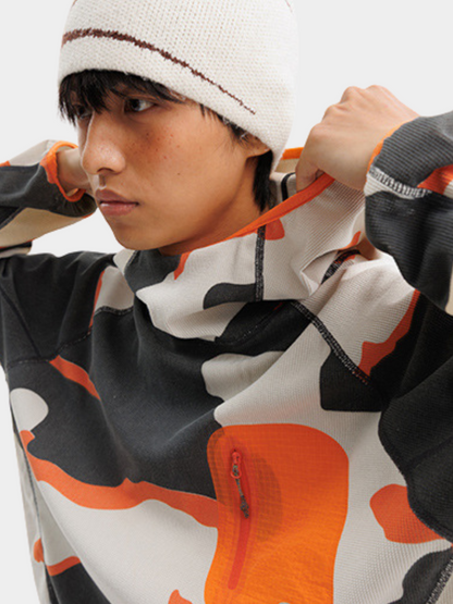 Crag - Unisex Feuchtigkeitsableitender Hoher Kragen Hoodie Basisschicht