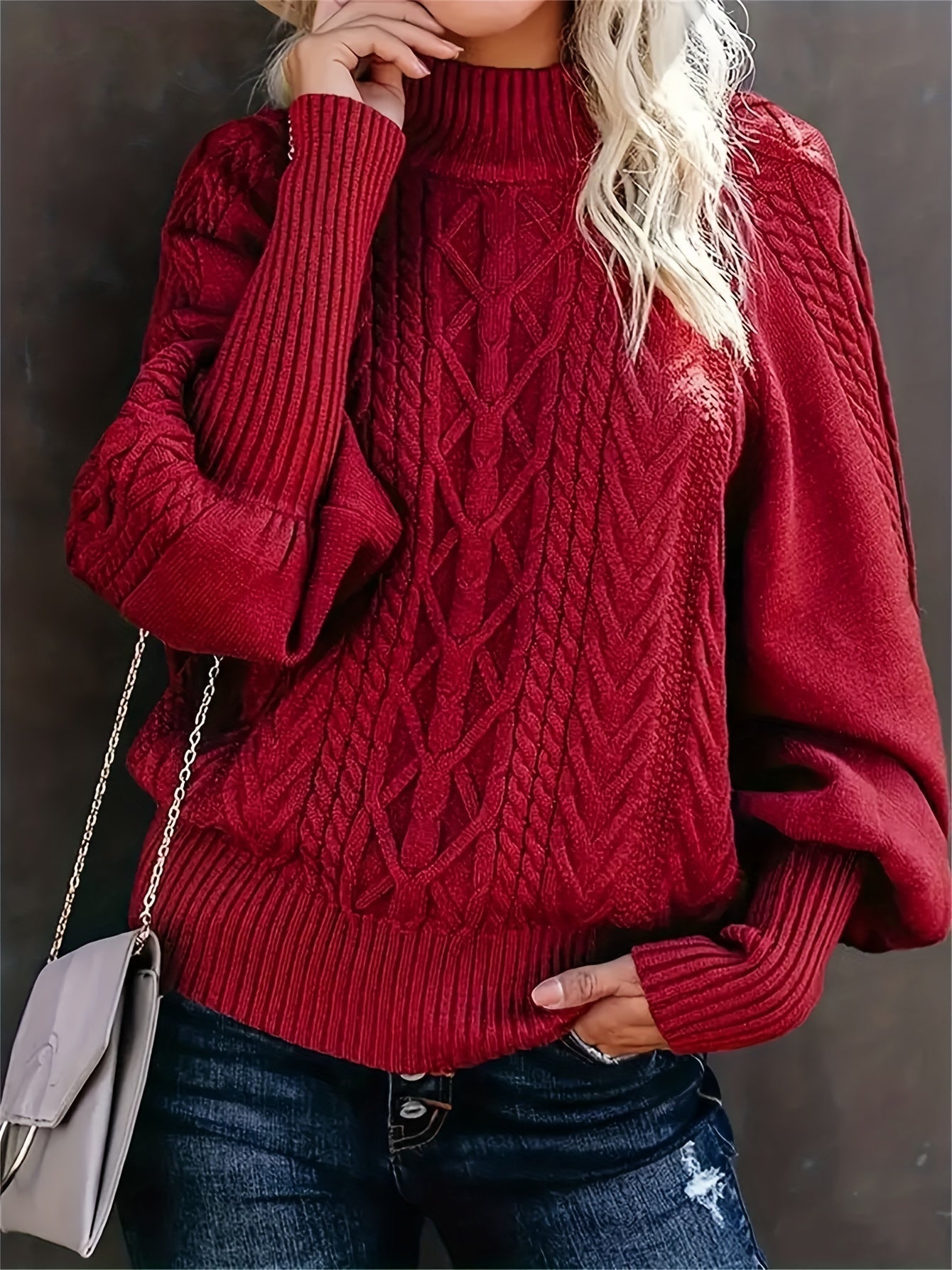Linnea™ | Eleganter Pullover mit Zopfmuster