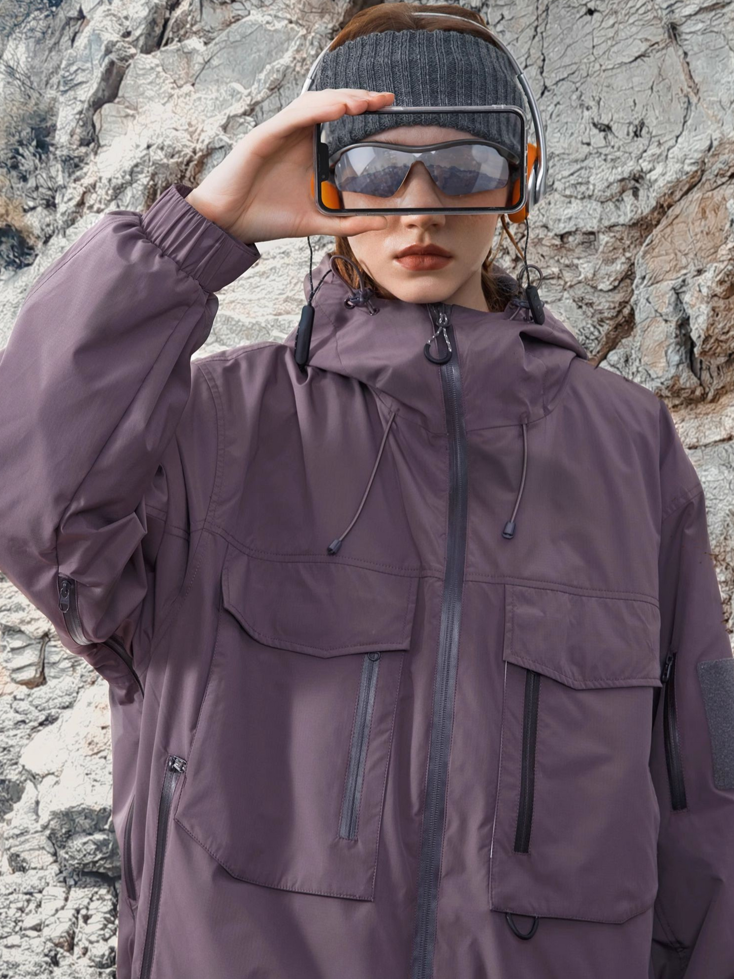 CanyonLife - Unisex Hard Shell Wasserdichte Outdoor-Jacke