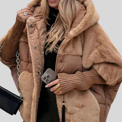 Marcelina™ | Eleganter Kapuzenmantel