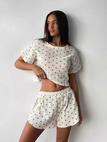 Liber Spring Damen Gaze Liebe Nachtwäsche