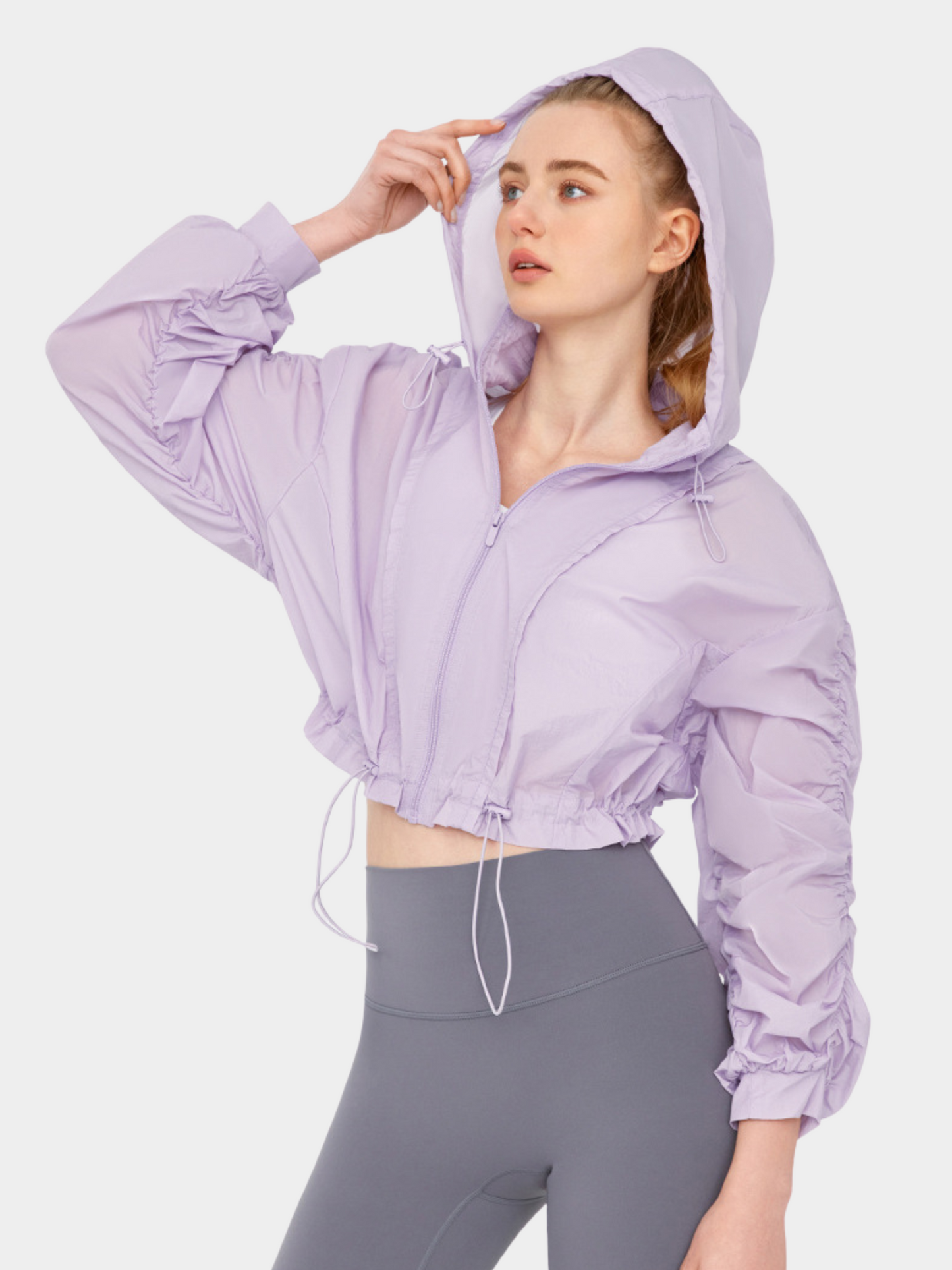 MesaCrate - Damen Leichte Atmungsaktive Taillierbare Jacke