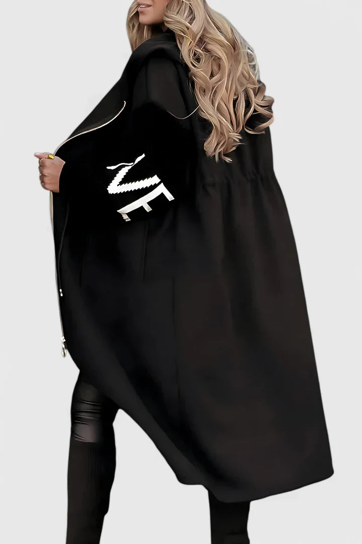 Vaye | Eleganter Kapuzenmantel