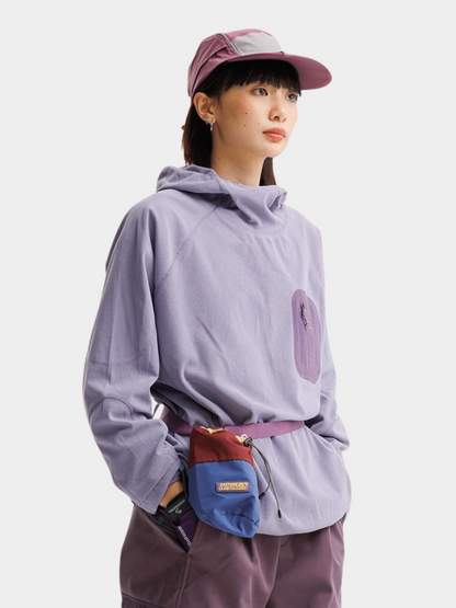 Crag - Unisex Feuchtigkeitsableitender Hoher Kragen Hoodie Basisschicht