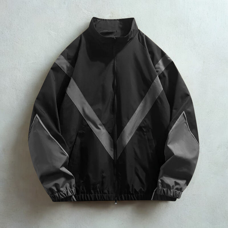Armand Noir Patchwork-Jacke