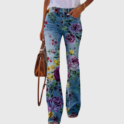 Hosen mit Blumen