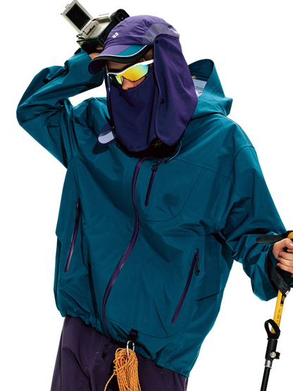 CampFlask - Unisex 3-Lagen Wasserdichte Hartschalenjacke