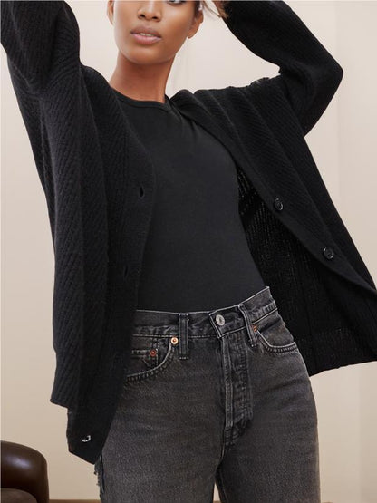 LOREN™ – Schicker Cocoon-Cardigan