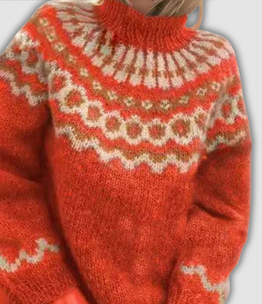 Violette | Eleganter Rollkragenpullover