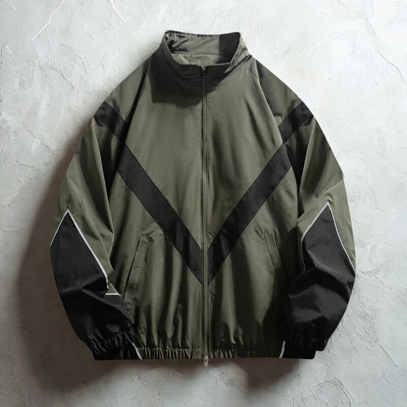 Armand Noir Patchwork-Jacke