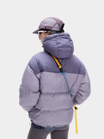 BluffPeak - Unisex Abnehmbare Kapuze Wasserabweisende Entendaunenjacke