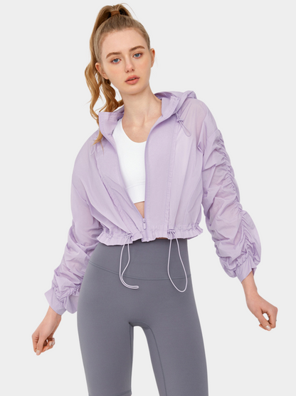 MesaCrate - Damen Leichte Atmungsaktive Taillierbare Jacke