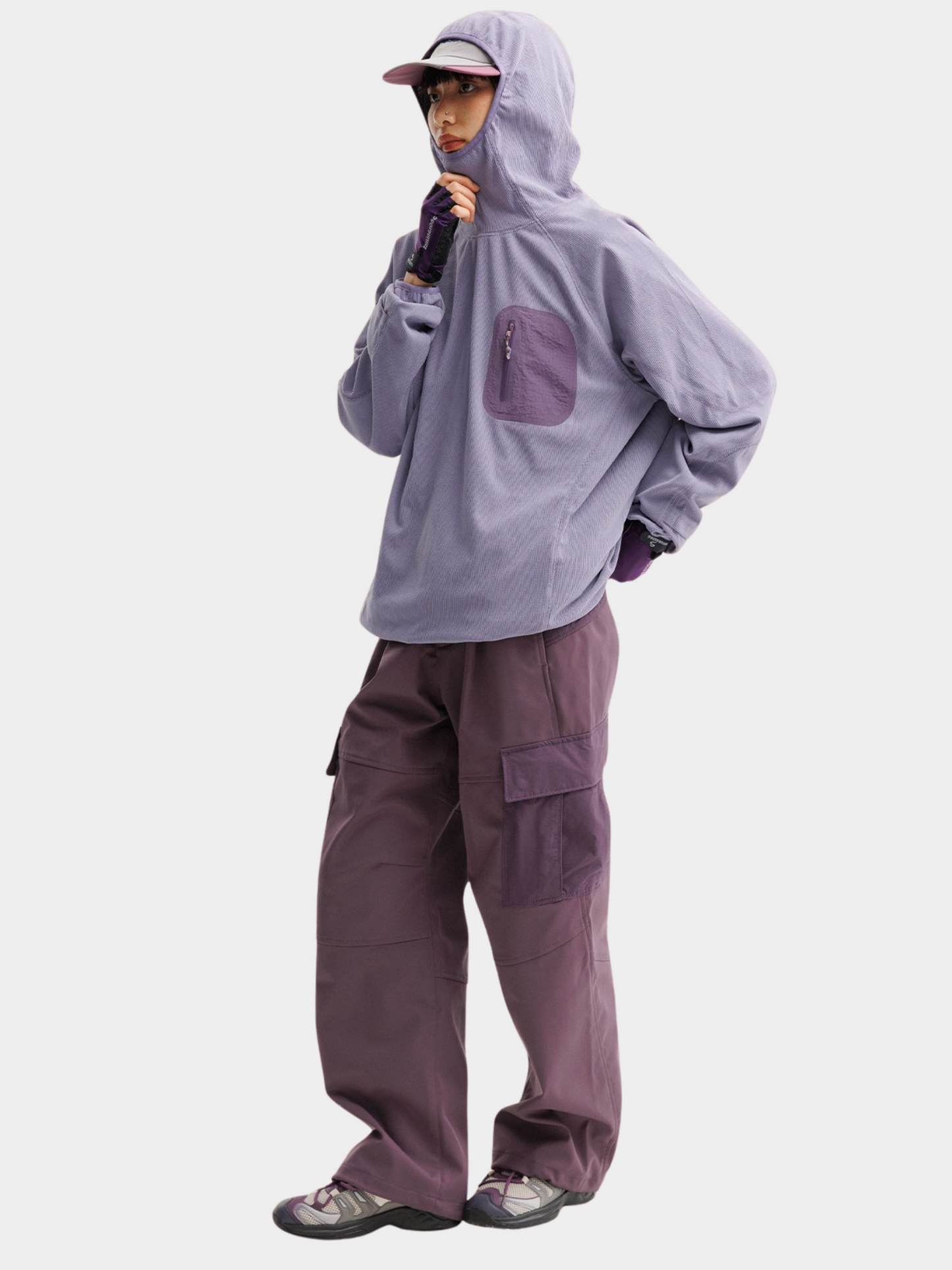 Crag - Unisex Feuchtigkeitsableitender Hoher Kragen Hoodie Basisschicht