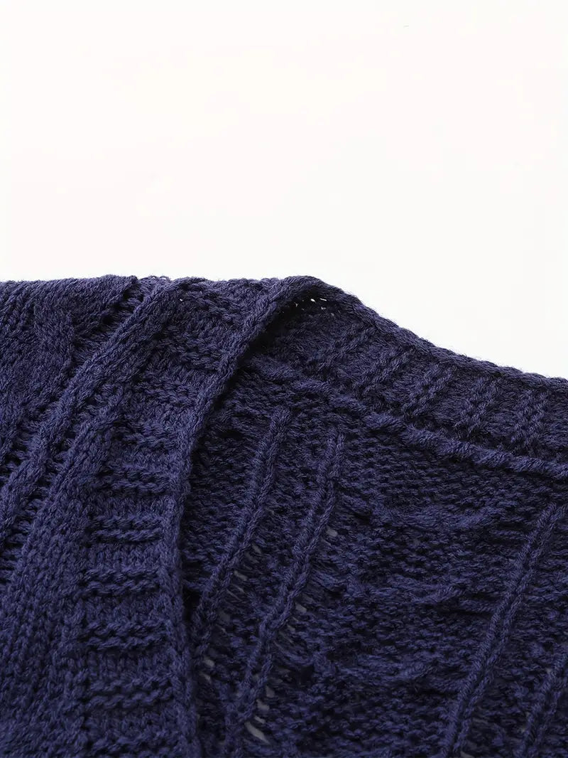 ELYRA™ | V-Ausschnitt Strickjacke