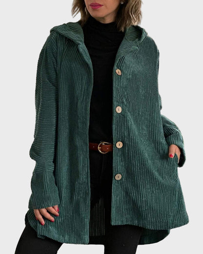 Alice - Cord-Jacke mit Kapuze