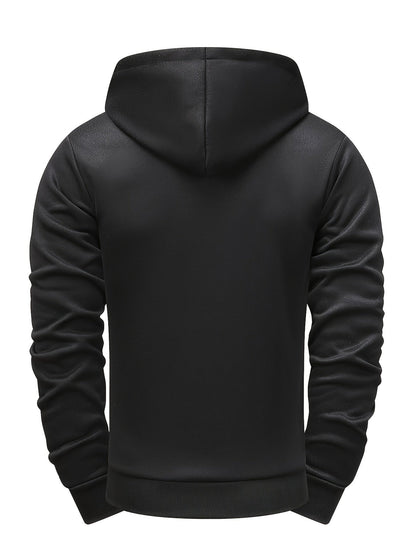 Hendro – Lässiger Langarm-Hoodie mit Reißverschluss
