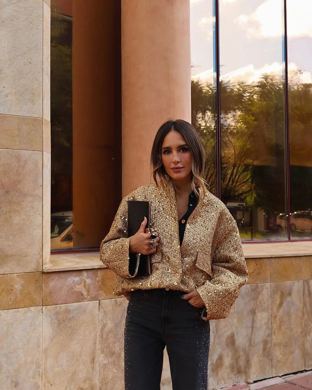 Mystique & Co™ Paillettenjacke