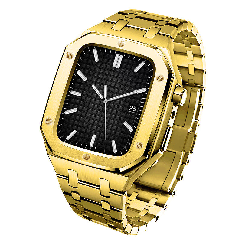 Luxuriöses Metallarmband für Apple Watch Series