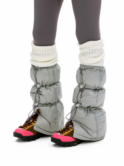 Dustbreeze - Wasserabweisende 800FP Weiße Entendaunen Thermo-Beinwärmer