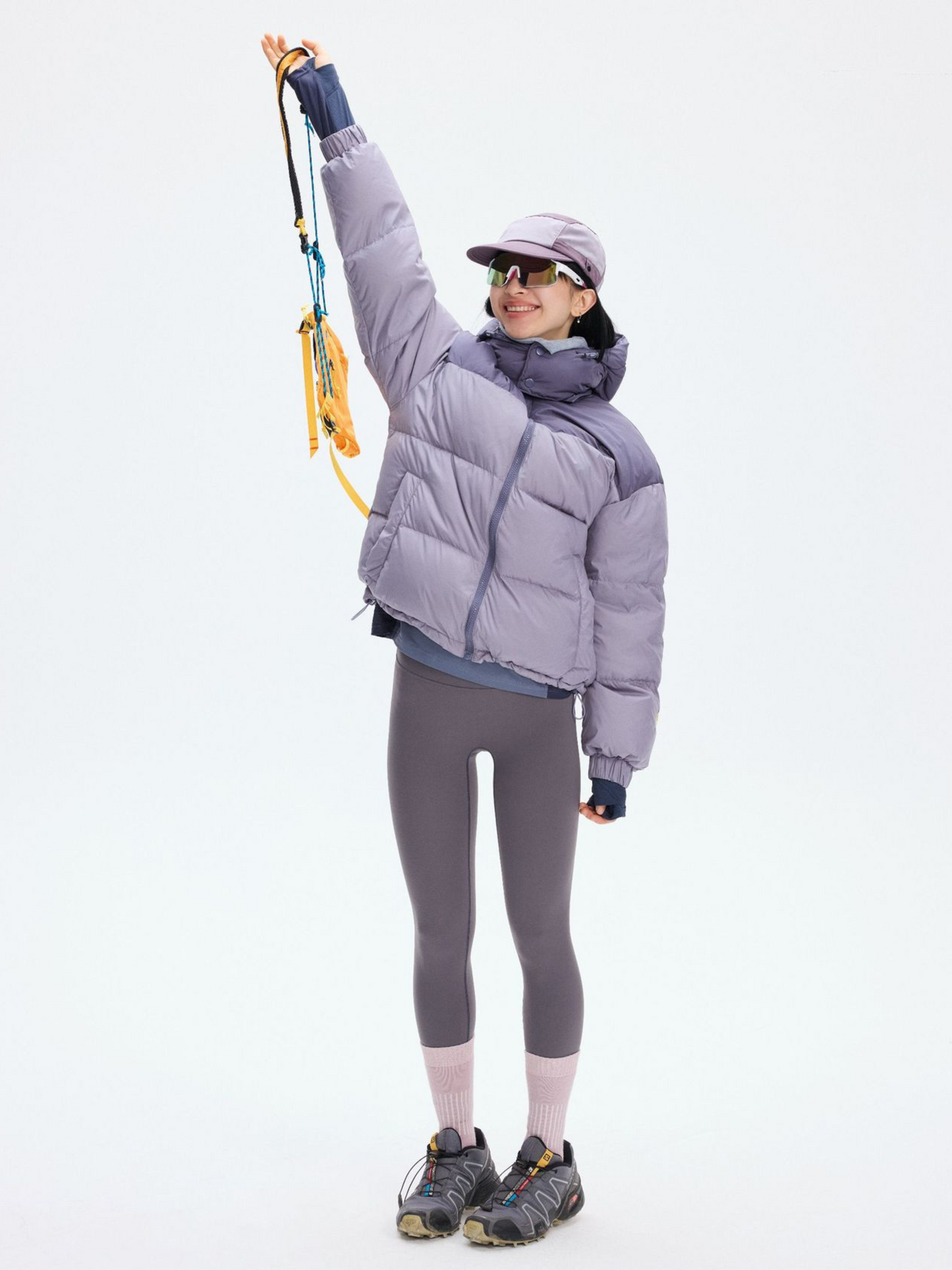 BluffPeak - Unisex Abnehmbare Kapuze Wasserabweisende Entendaunenjacke