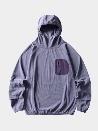 Crag - Unisex Feuchtigkeitsableitender Hoher Kragen Hoodie Basisschicht