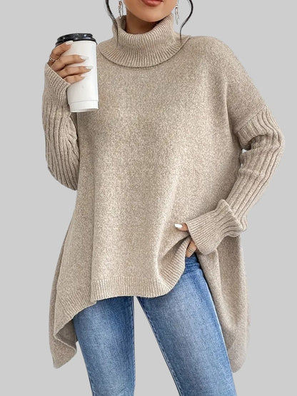 BOHUMILA | LANGÄRMELIGER ROLLKRAGEN-PULLOVER